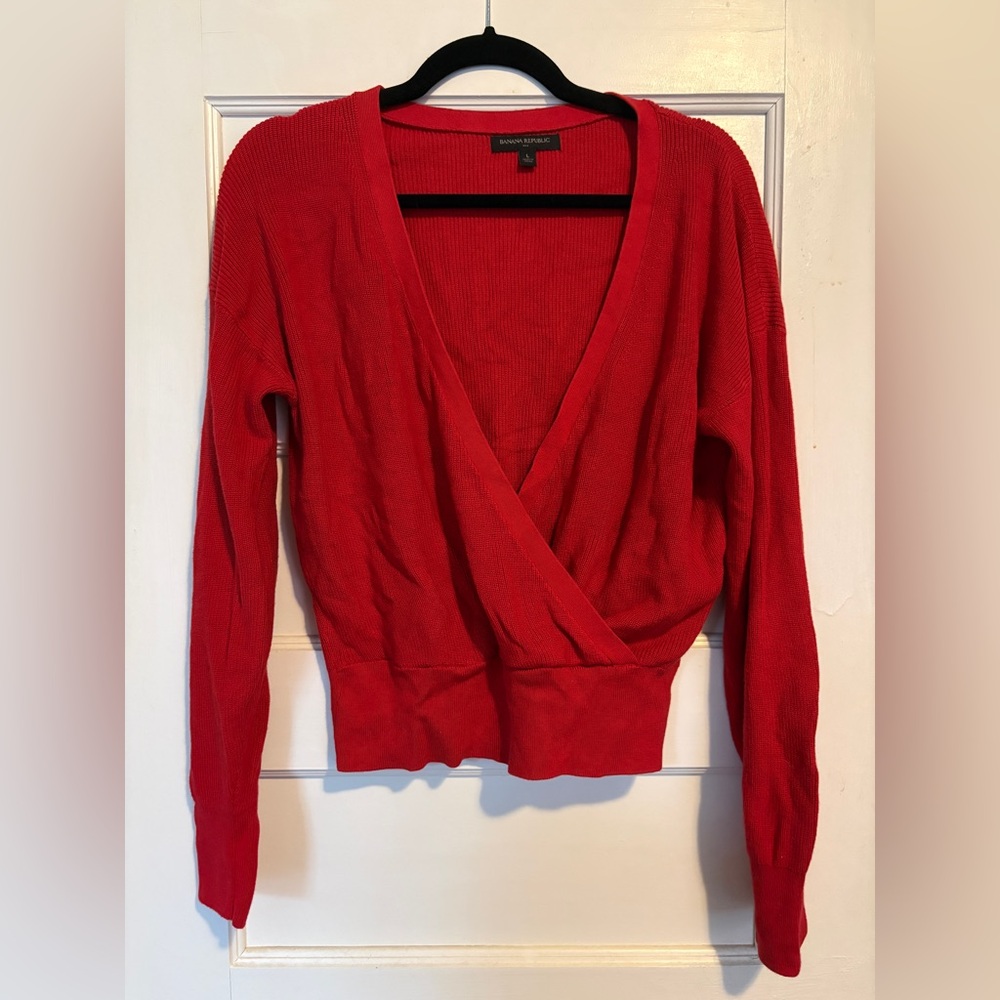Banana Republic wrap sweater